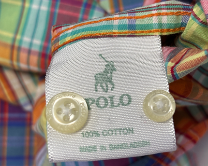 Polo Ralph Lauren Multi-color Plaid Custom Fit Button-Down Shirt