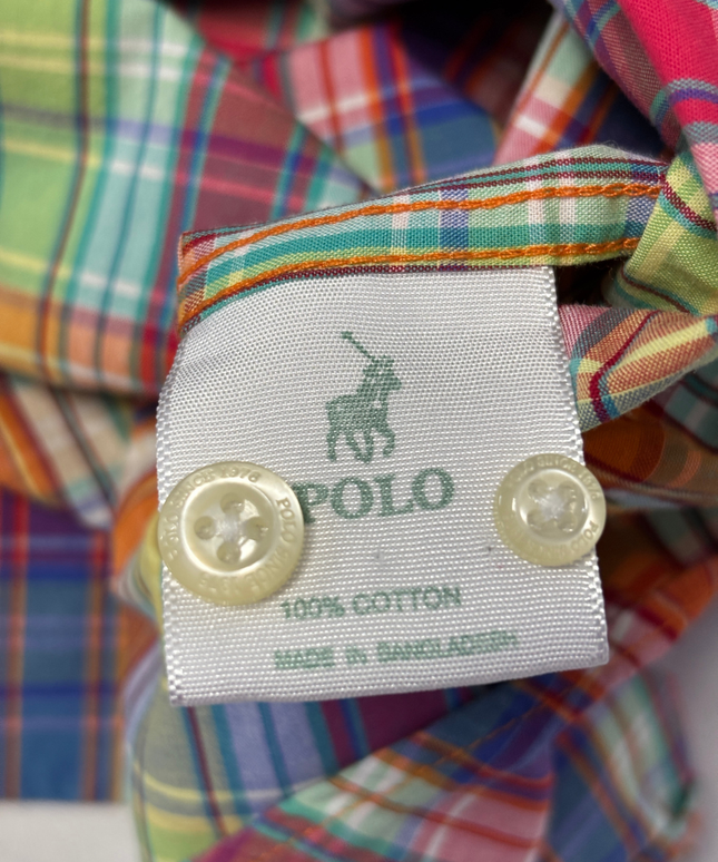 Polo Ralph Lauren Multi-color Plaid Custom Fit Button-Down Shirt