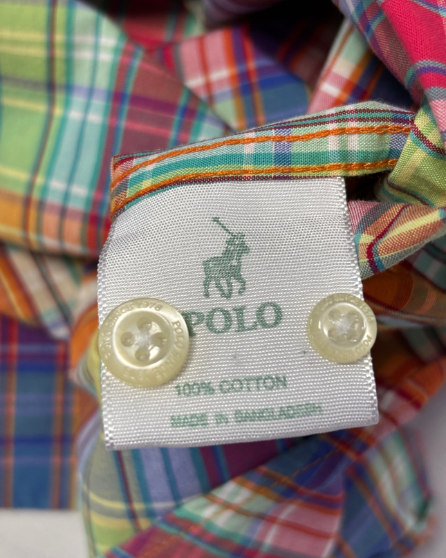 Polo Ralph Lauren Multi-color Plaid Custom Fit Button-Down Shirt