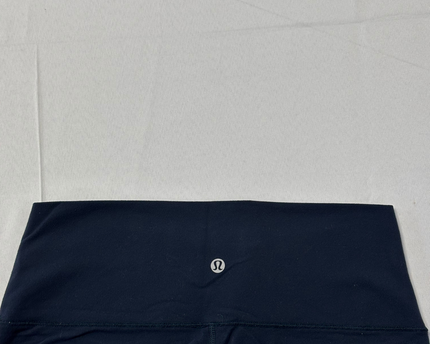Lululemon Navy Blue High-Rise Crop Leggings
