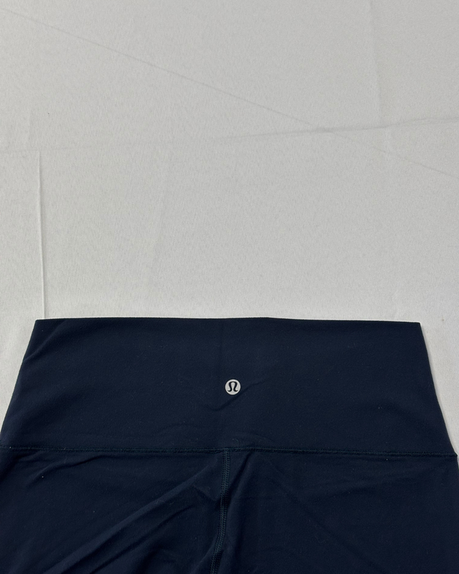 Lululemon Navy Blue High-Rise Crop Leggings