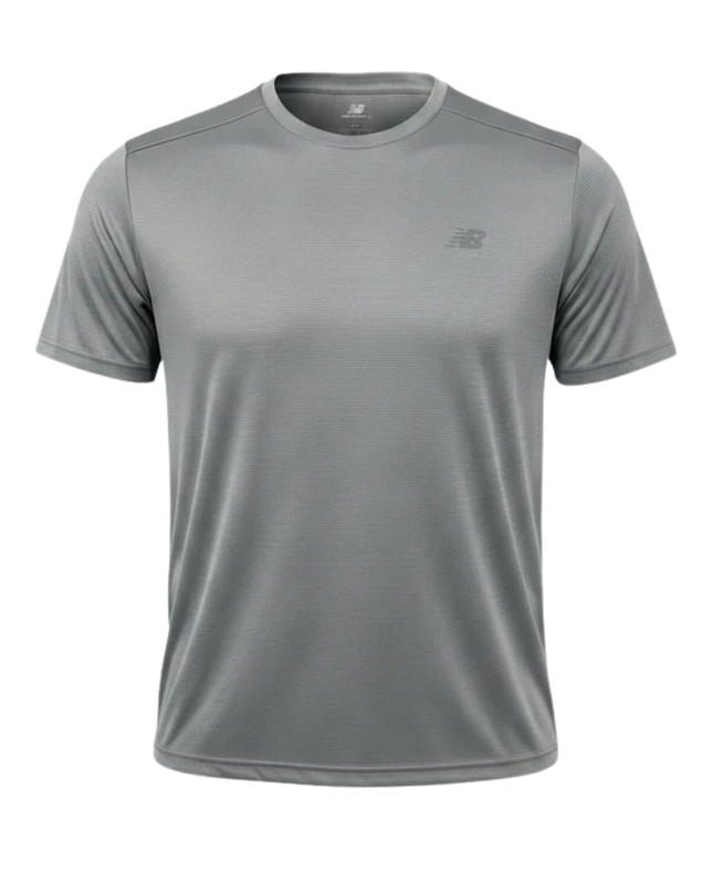 New Balance Gray Logo Sports T-Shirt