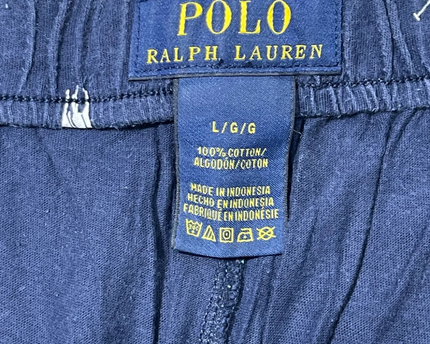 Polo Ralph Lauren Navy Blue All-Over Pony Print Sleep Shorts