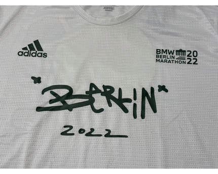 Adidas White BMW Berlin Marathon 2022 Performance Running T-Shirt | With Tags