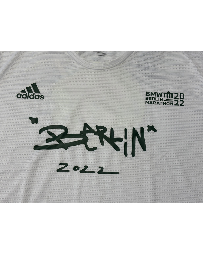 Adidas White BMW Berlin Marathon 2022 Performance Running T-Shirt | With Tags