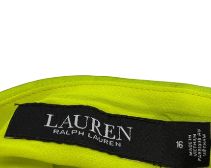 Lauren Ralph Lauren Green/Blue Ombre Satin Dress W/Tags