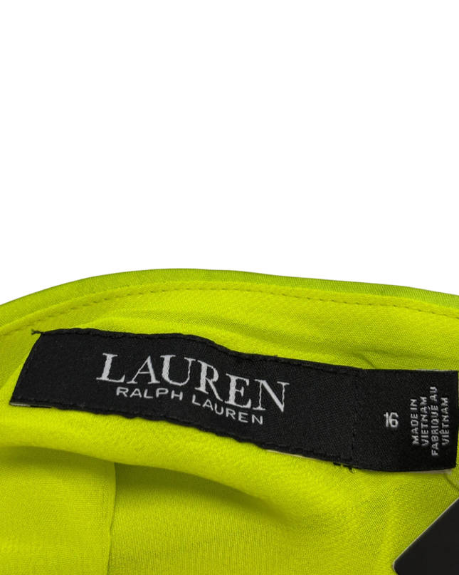 Lauren Ralph Lauren Green/Blue Ombre Satin Dress W/Tags