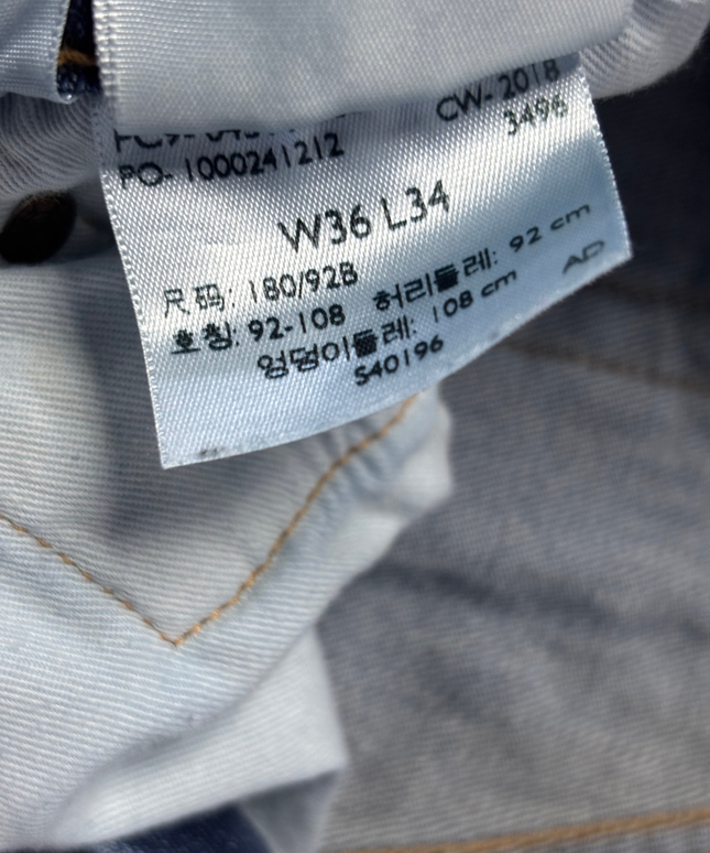 Levi's Performance Blue Straight Leg Jeans