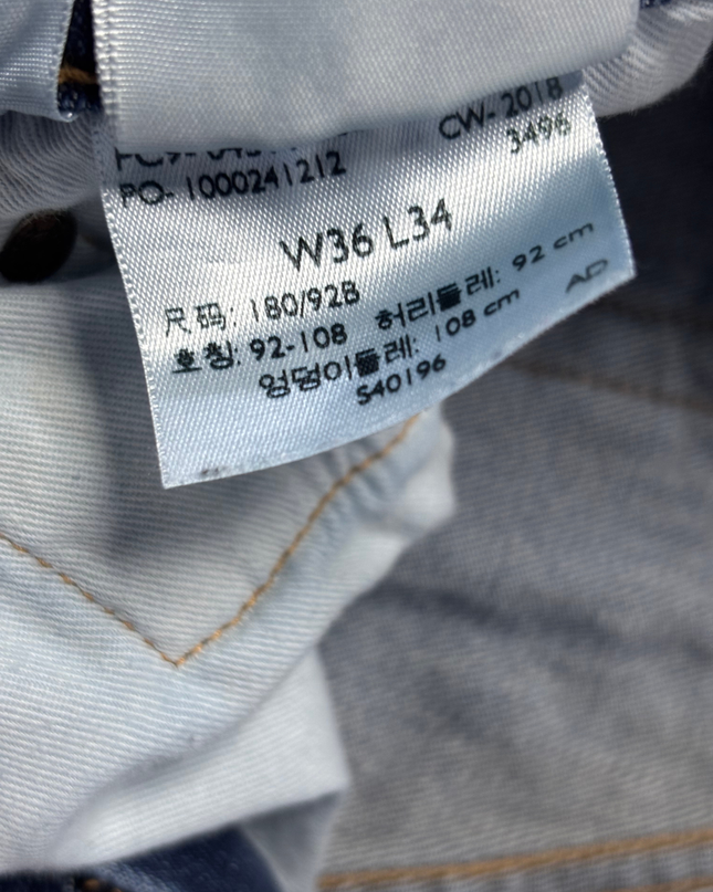 Levi's Performance Blue Straight Leg Jeans
