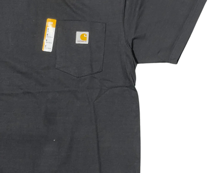 Carhartt Men's K87 Loose Fit Short-Sleeve Pocket T-Shirt - Black W/Tags
