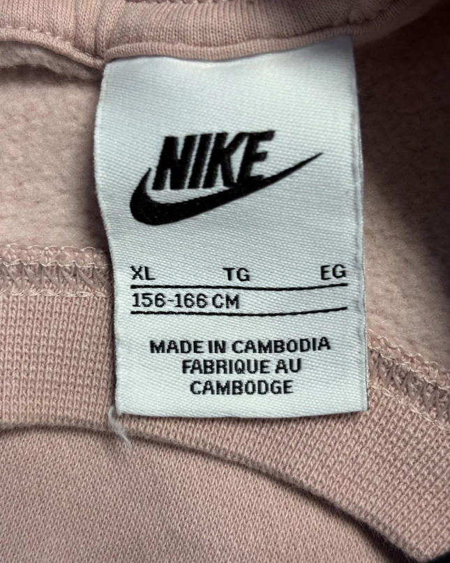 Nike Pink Athletic Dept 1972 Graphic Cropped Sweatshirt