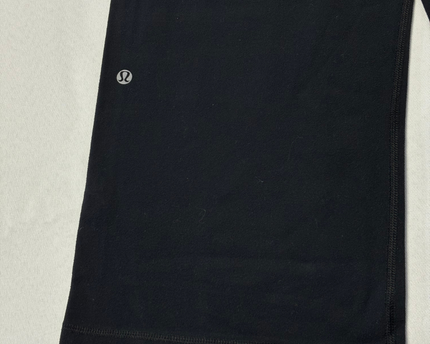 Lululemon Black Wide-Leg Cropped Drawstring Pants