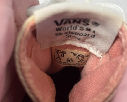 Vans Pink Suede Sk8-Hi High Top Sneakers