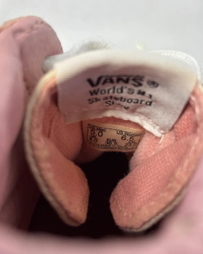 Vans Pink Suede Sk8-Hi High Top Sneakers
