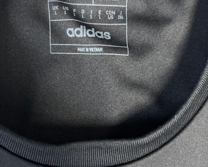 Adidas Black Slim Fit Performance Sports T-Shirt