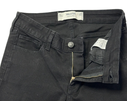 Hollister Black Low-Rise Bootcut Jeans