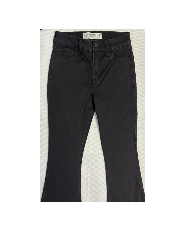 Hollister Black High-Rise Flare Jeans