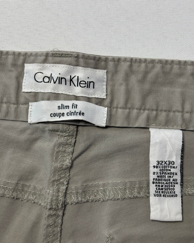 Calvin Klein Khaki Slim Fit Chino Pants