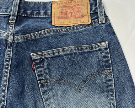 Levi's Classic Blue Straight Leg Denim Jeans