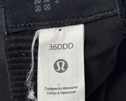 Lululemon Black High-Support Cross-Back Sports Bra