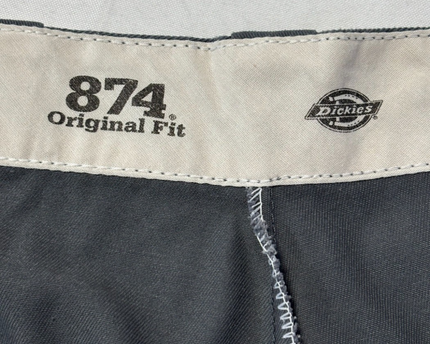 Dickies Charcoal Grey 874 Original Fit Work Pants