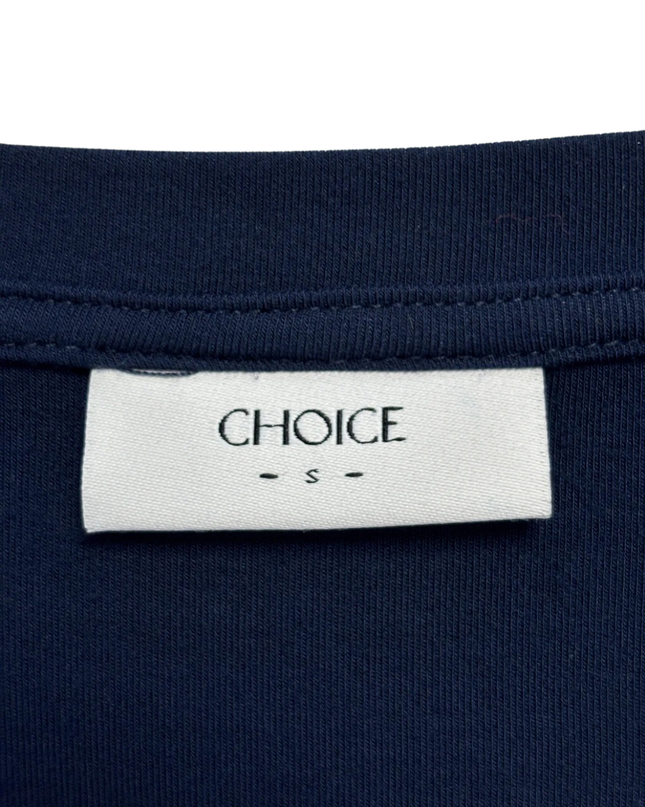 Choice Navy Relaxed Fit Short Sleeve Top