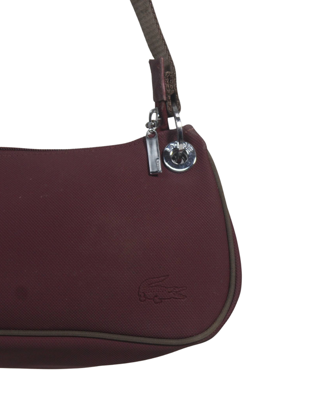 Lacoste Maroon Mini Shoulder Bag