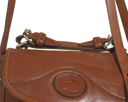 Dooney & Bourke Brown Vintage All-Weather Leather Crossbody Bag