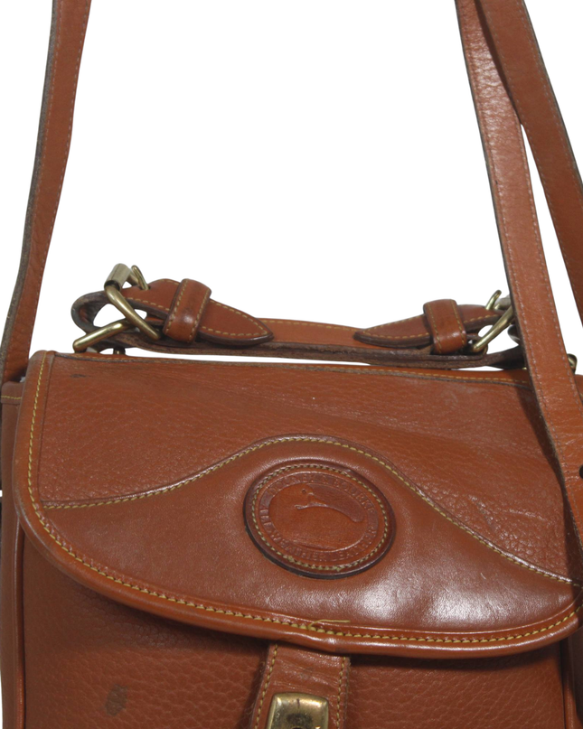 Dooney & Bourke Brown Vintage All-Weather Leather Crossbody Bag