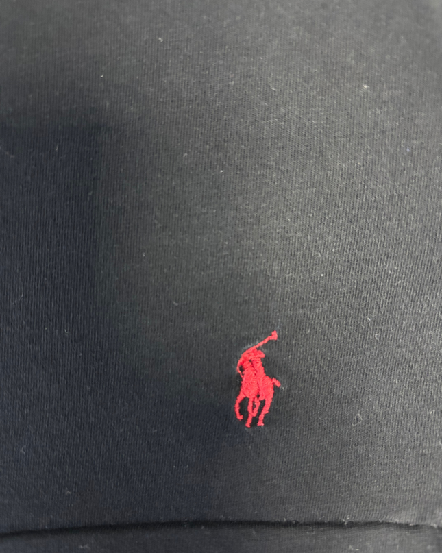 Polo Ralph Lauren Black Cotton Crewneck T-Shirt