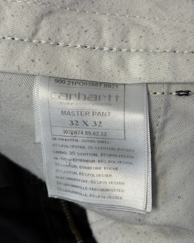 Carhartt Black Master Pant