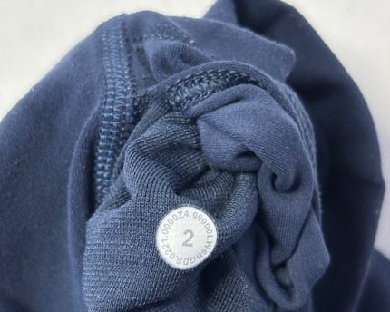 Lululemon Navy Wunder Train High-Rise Crop 21" Leggings