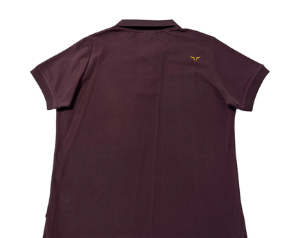 SQUATWOLF Burgundy Logo Polo Shirt