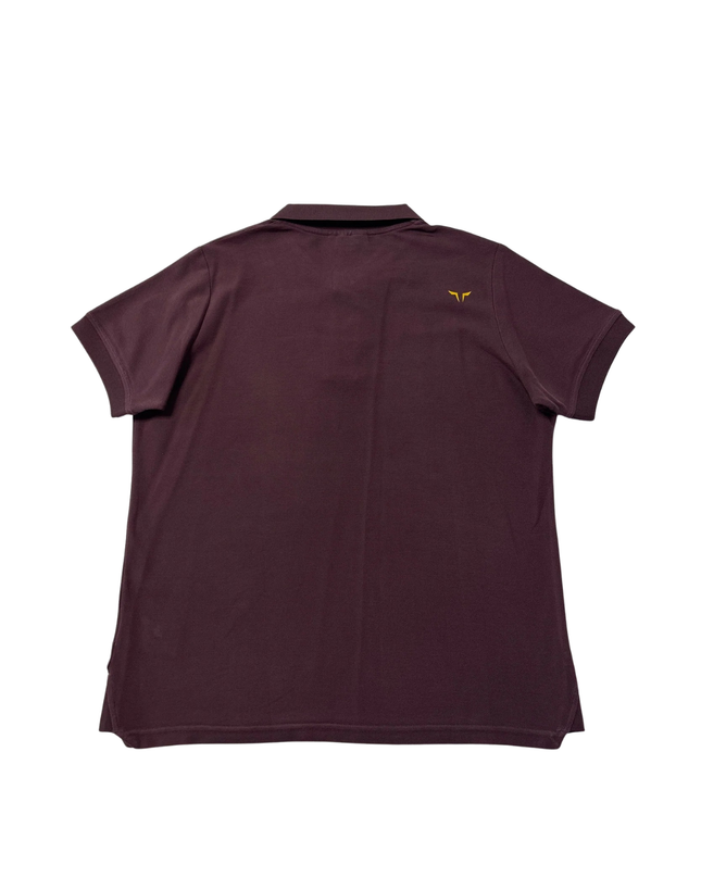 SQUATWOLF Burgundy Logo Polo Shirt