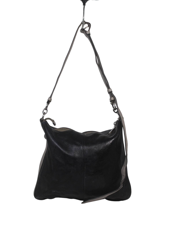 Coach Black Pebbled Leather Hobo Shoulder Bag