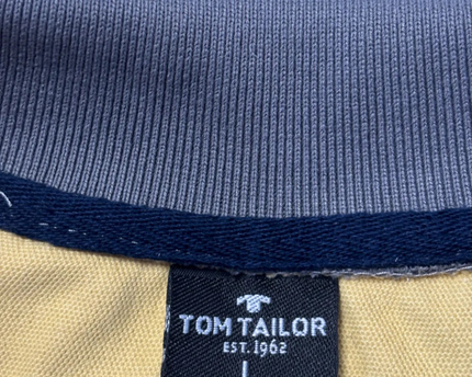 Tom Tailor Grey Cotton Piqué Polo Shirt