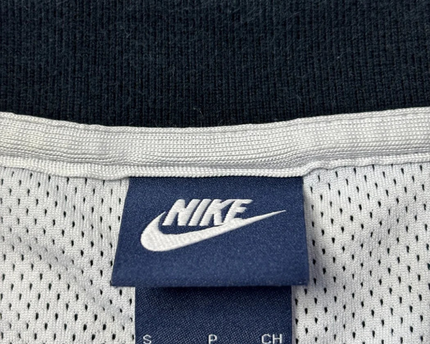 Nike Color-Block Blue Short Sleeve Cotton Polo Shirt