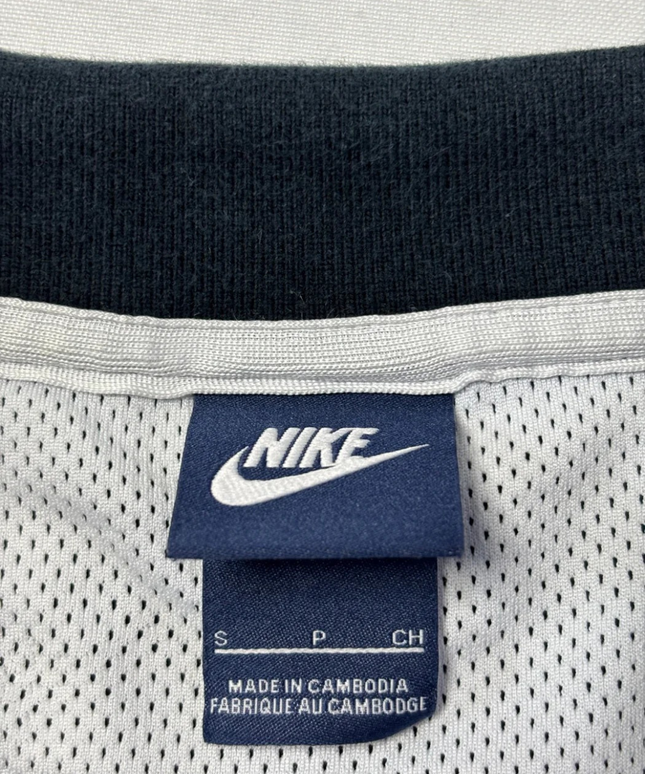 Nike Color-Block Blue Short Sleeve Cotton Polo Shirt