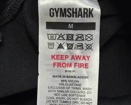 Gymshark Black Zip-Up Cropped Sports Jacket