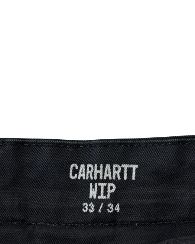 Carhartt WIP Black Sid Pant Slim Fit Chinos