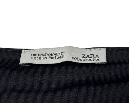 ZARA W/B Collection Black Tank Top