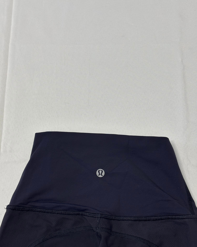 Lululemon Navy Blue High-Rise Mesh Detail Leggings
