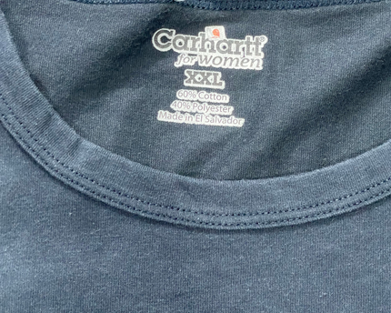 Carhartt Navy Blue Women's Short Sleeve T-Shirt