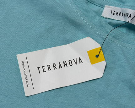 Terranova Light Blue Longline Crew Neck T-Shirt