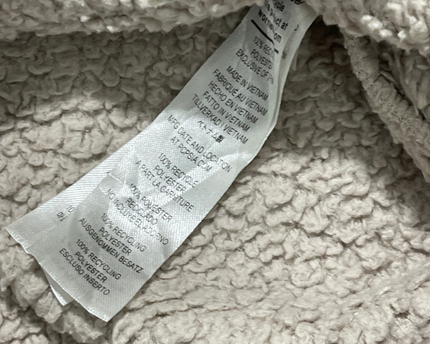 Patagonia Cream High-Pile Fleece Quarter-Zip Pullover