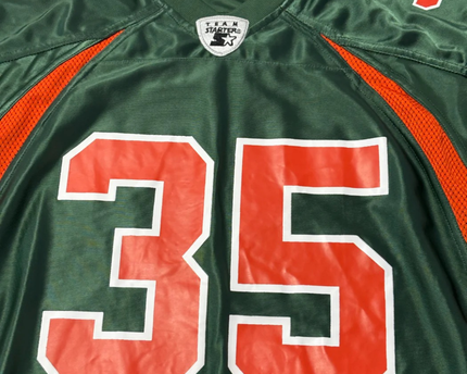Starter Green Miami Hurricanes Collegiate Football Jersey
