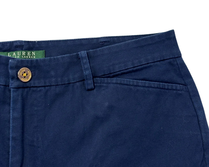 Lauren Ralph Lauren Navy Blue Chino Shorts