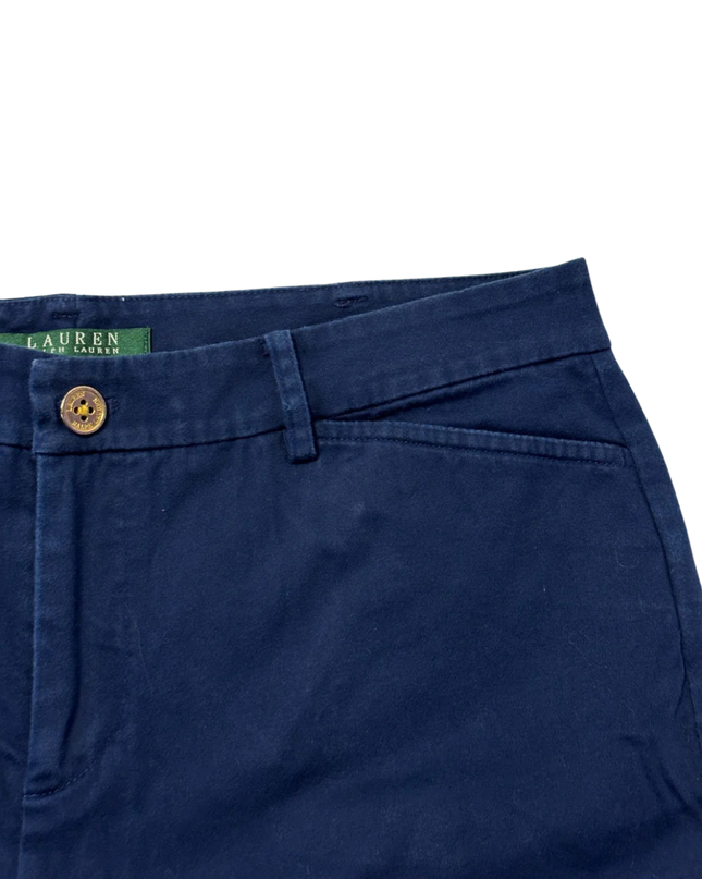 Lauren Ralph Lauren Navy Blue Chino Shorts