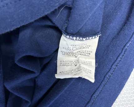 Champion Navy Blue Classic Script Logo T-Shirt