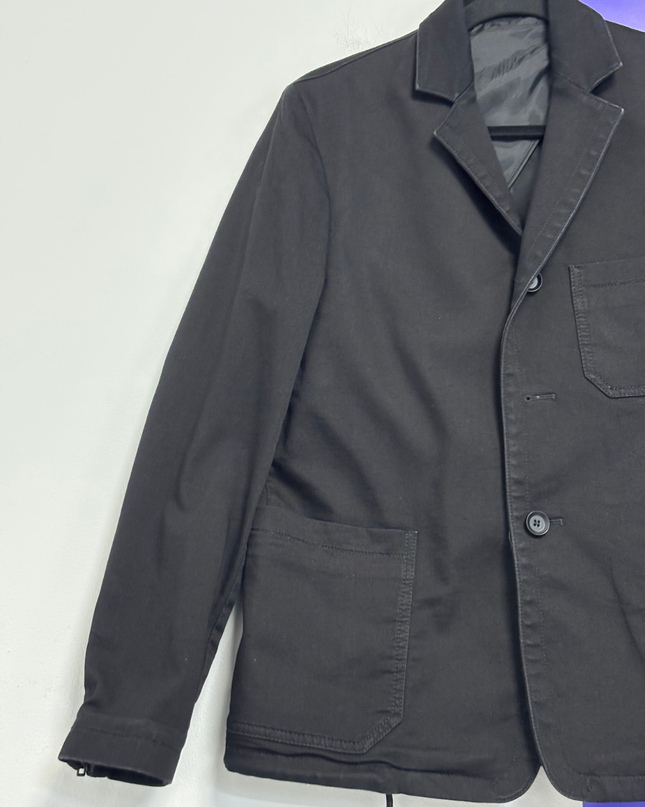 Diesel Black Men's Utility Blazer Jacket